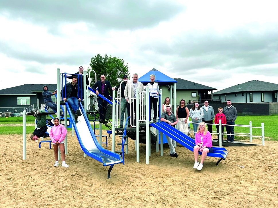 Community Effort Brings New Playground To Outlook Elementary School 